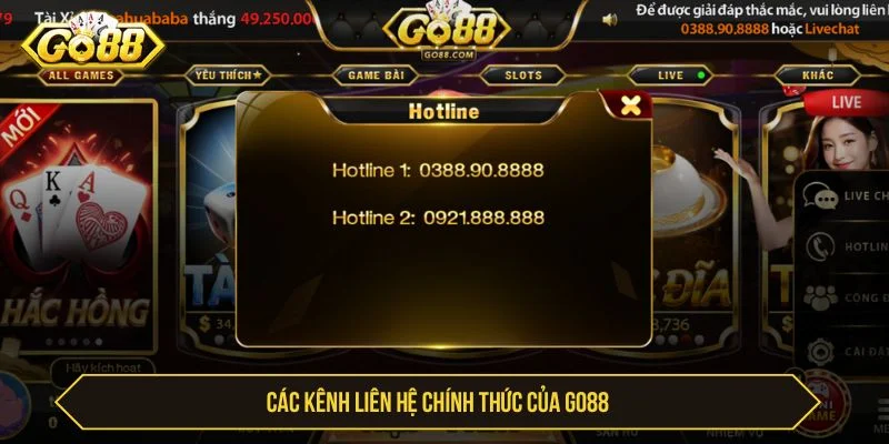 Liên Hệ Go88 - Hỗ Trợ Người Chơi Nhanh Chóng 24/7 Go88 cung cấp nhiều kênh liên hệ chính thức